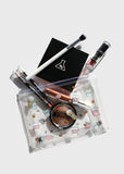 AOA Clear Makeup Pouch - Coffee