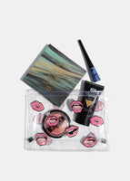 AOA Clear Makeup Pouch - Coffee