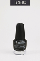 L.A. Colors - Color Craze Nail Polish - Black Pearl