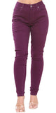 Purple Ladies Denim Skinny Jeans